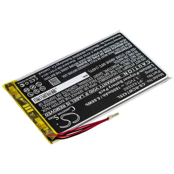 RCA T6873w42 Voyager II 7in Tablet Replacement Battery-2