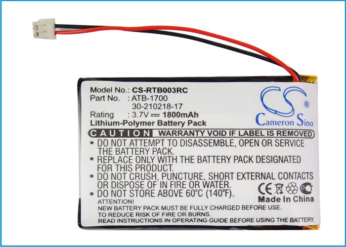 RTI T3V T3-V T3-V+ Remote Control Replacement Battery-5