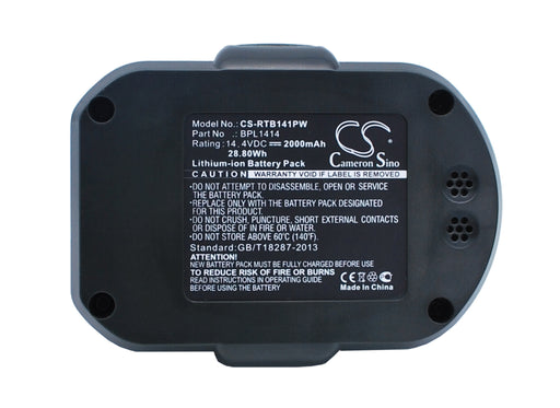 Ryobi CDD144V22 CDDI14022NF LCD1402 LCD140 2000mAh Replacement Battery-main