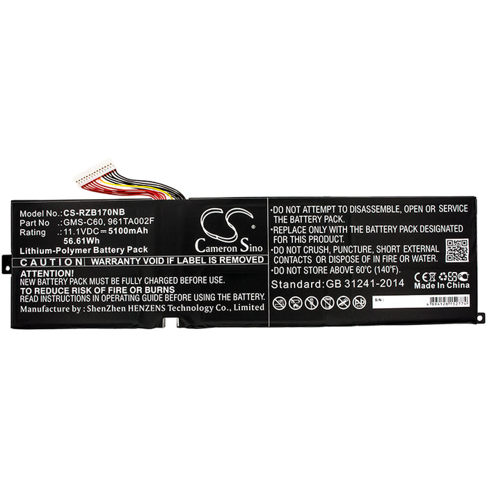 Razer Blade 17.3 RZ09-0071 Blade Pro 17 2012 Blade Pro RZ09-0083 17.3 Blade R2 17.3 Inch RZ09-0071 RZ09-0071 1 Laptop and Notebook Replacement Battery-3