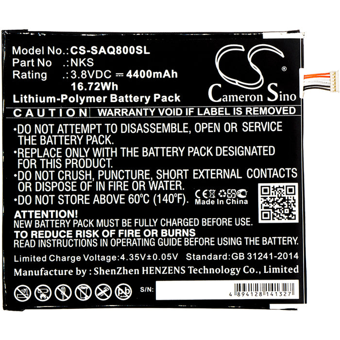 Sprint AQT80 Slate 80 Tablet Replacement Battery-3