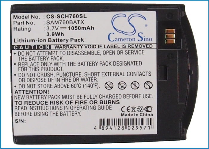 Verizon SCH-I760 1050mAh Mobile Phone Replacement Battery-5