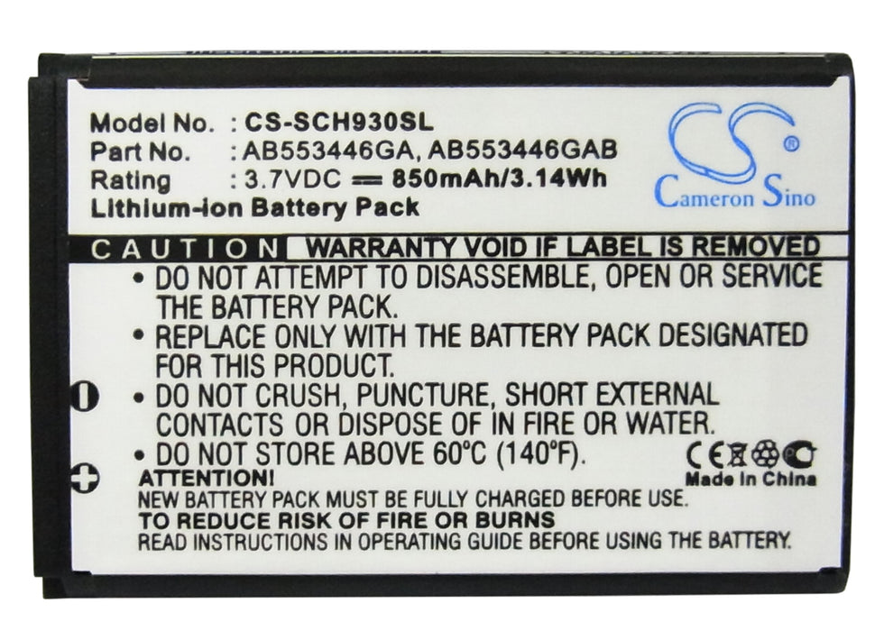 Samsung SCH-A645 SCH-A870 SCH-A930 SCH-A990 SPH-A640 SPH-A960 Mobile Phone Replacement Battery-5