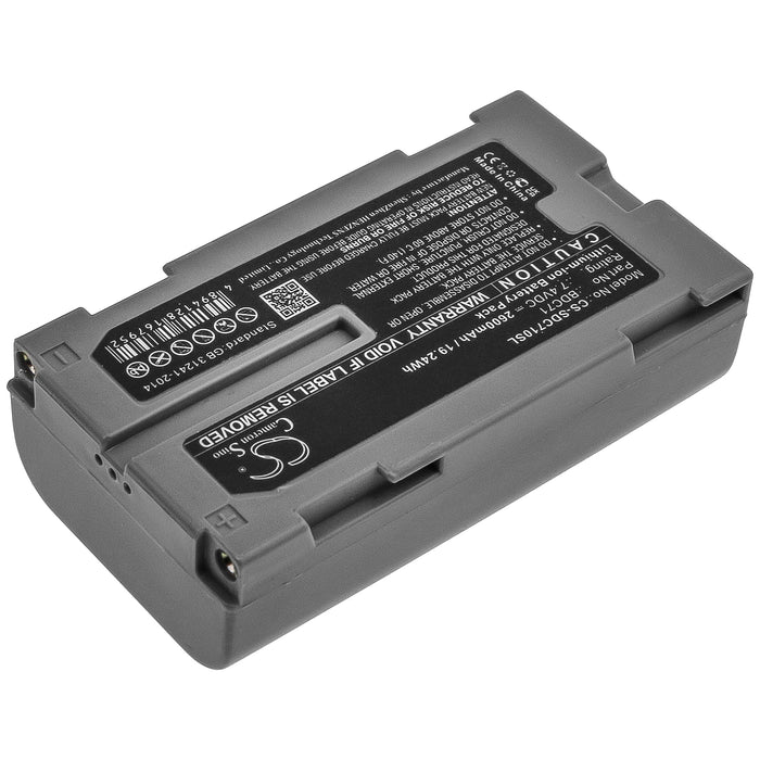 Topcon RC-5 Total Station GM-52 2600mAh Replacement Battery-2