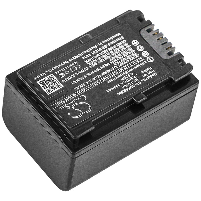 Sony FDR-AX33 FDR-AX40 FDR-AX45 FDR-AX53 FDR-AX60 FDR-AX700 FDR-AXP33 HDR-CX450 HDR-CX625 HDR-CX680 HDR-PJ620 HDR-PJ 900mAh Camera Replacement Battery-2