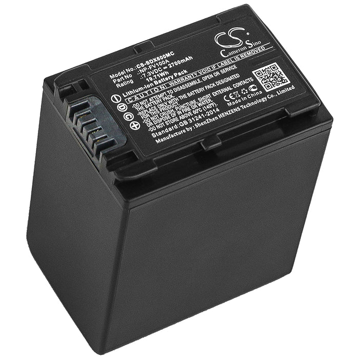 Sony FDR-AX33 FDR-AX40 FDR-AX45 FDR-AX53 F 2700mAh Replacement Battery-main