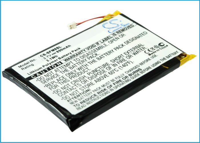 JNC SSF-M805 SSF-M810 Media Player Replacement Battery-2