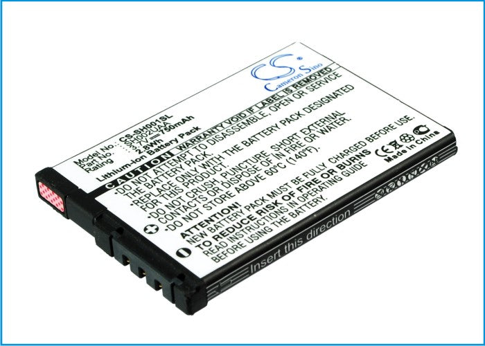 Sharp SH001 SH002 SH004 SH005 SH007 Replacement Battery-main