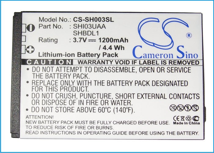 Sharp 003SH DM009SH Galapagos 003SH SH8158 SH8158U SH8168 SH8168U Mobile Phone Replacement Battery-5