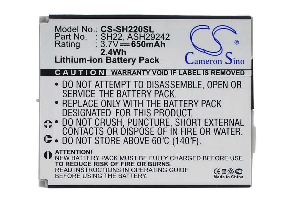 Sharp SH-06A SH-07A Replacement Battery-main
