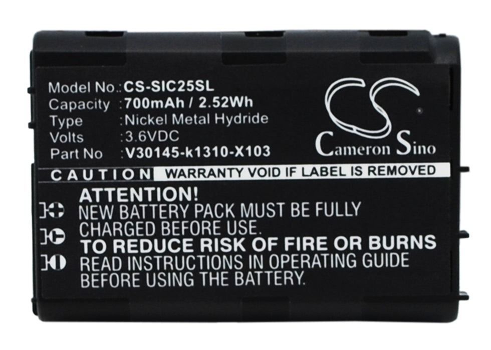 Siemens C25 C25 Power C2588 C25e C28 Replacement Battery-main