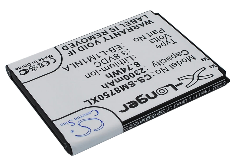 Samsung ATIV S ATIV S 16GB ATIV S 32GB GT-I8370 GT-I8750 GT-I8750 16GB GT-I8750 32GB Odyssey SCH-i930 SGH-T89 2300mAh Mobile Phone Replacement Battery-2