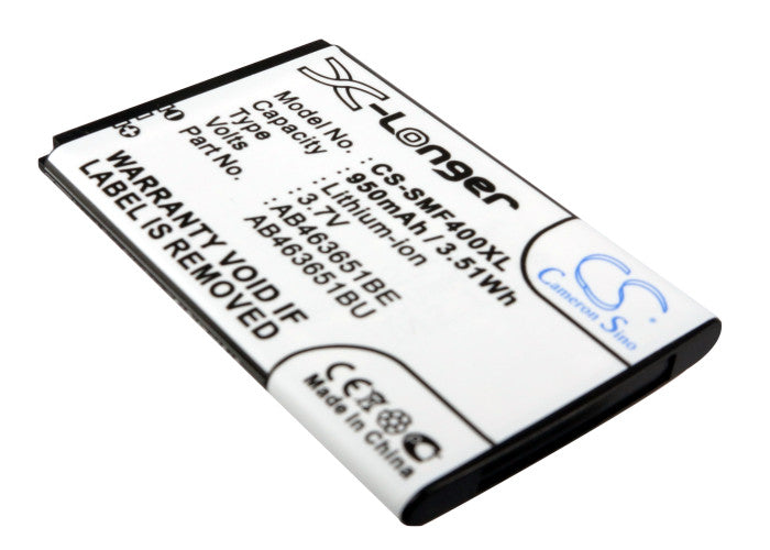 Samsung Blade Chat 322 Genio Qwerty GH-J800 Glamour S7070 GT-B3410 GT-C3060 GT-C3200 GT-C3222 GT-C3322 GT-C3500 GT-C3 Mobile Phone Replacement Battery-2