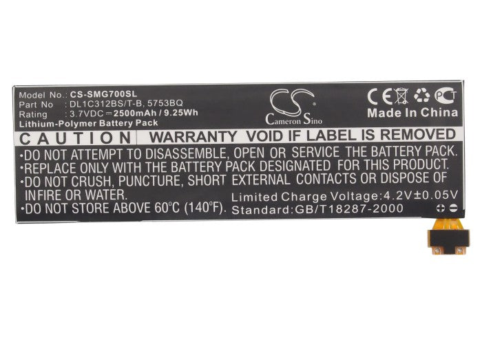 Samsung Galaxy Player 5.0 YP-G70 YP-G70C NAW YP-G70CWY XAA Media Player Replacement Battery-5