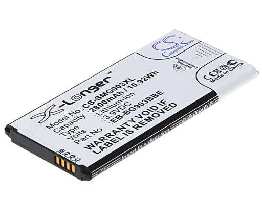 Samsung Galaxy S5 Neo G Black Mobile Phone 2800mAh Replacement Battery-main