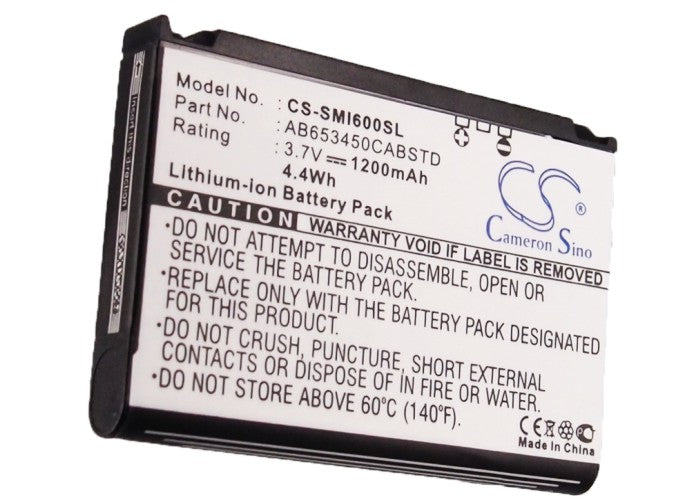 Samsung ACCESS A827 ACE I325 BlackJack ETERNITY A867 GT-C6620 GT-C6625 GT-C6625v I601 Blackjack I907 SGH-A827 SGH-A86 Mobile Phone Replacement Battery-5