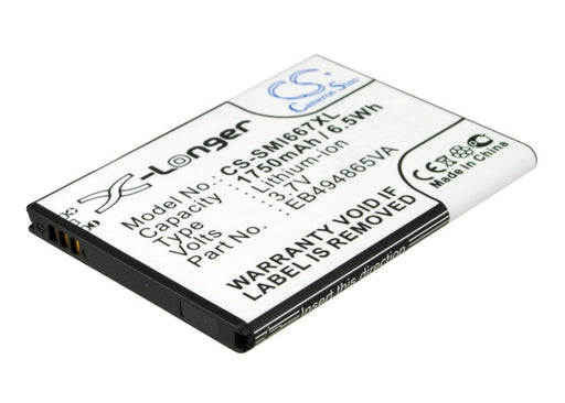 Samsung Focus 2 SGH-I667 1750mAh Replacement Battery-main