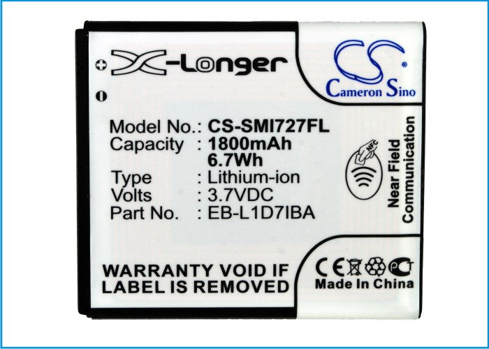 T-Mobile Galaxy S II Galaxy S II 4G SGH-T989 1800mAh Mobile Phone Replacement Battery-5