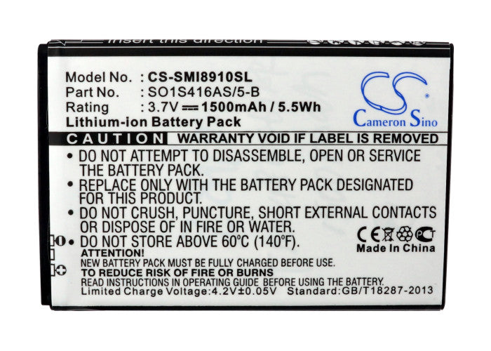 Metropcs Galaxy Indulge SCH-R910 SCHR910ZKAM 1500mAh Mobile Phone Replacement Battery-5