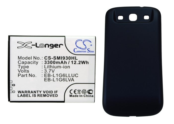 Samsung Galaxy S3 Galaxy SIII GT-I9300 GT-I9308 SGH-T999V 3300mAh Blue Mobile Phone Replacement Battery-5