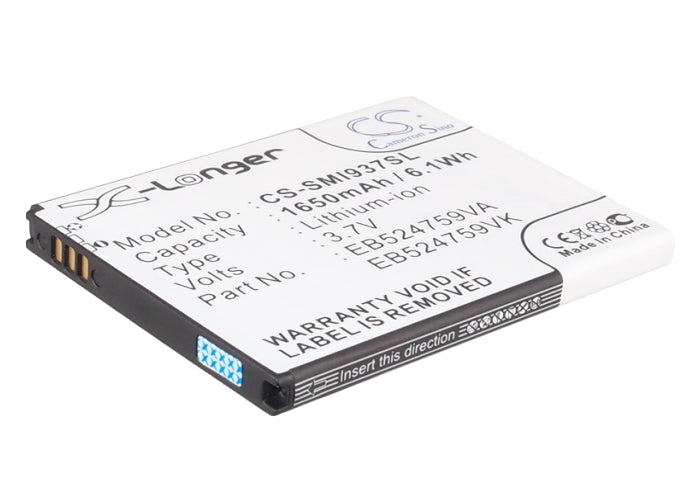 Samsung Focus S GT-B9062 Rugby Smart SCH-R 1650mAh Replacement Battery-main