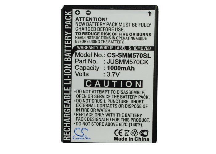 Samsung Acclaim M920 Acclaim R880 Craft R900 Intercept M910 Messager III Profile Restore Restore M570 Restore SPH-M57 Mobile Phone Replacement Battery-5