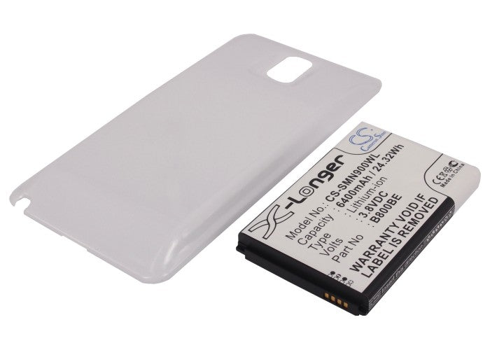 Samsung Galaxy Note 3 Galaxy Note III SC-01F White Replacement Battery-main