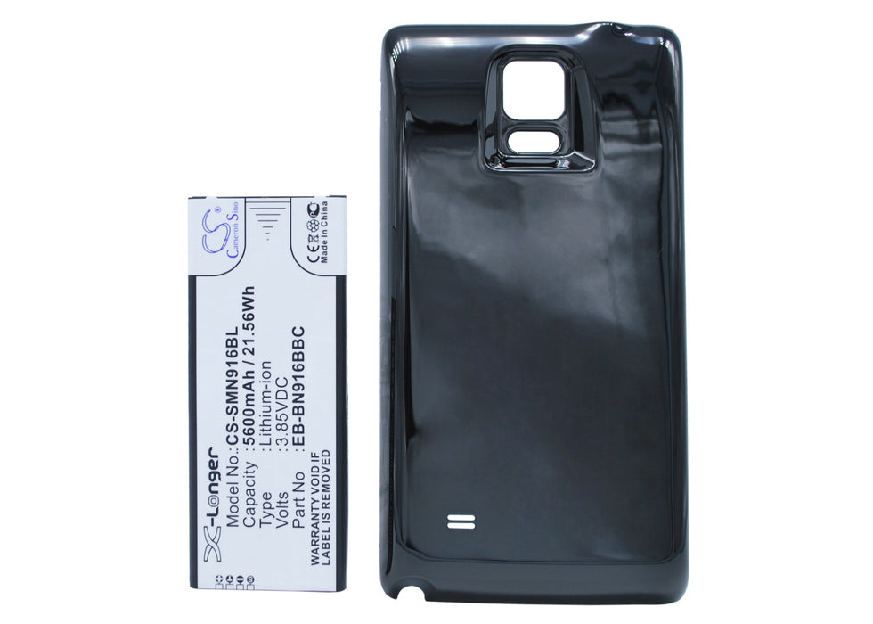 Samsung Galaxy Note 4 ( China Mobile ) SM-N9100 SM-N9106W SM-N9109W SM-N910F 5600mAh Black Mobile Phone Replacement Battery-5