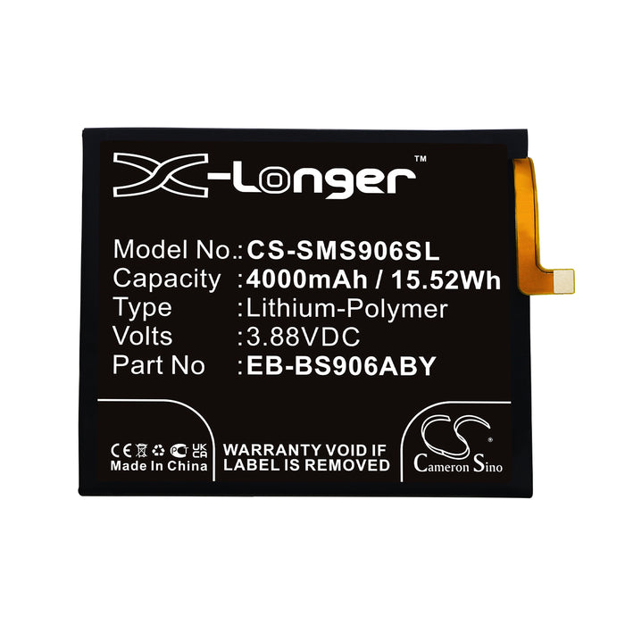 Samsung Galaxy S22 Ultra 5G SM-S906W SM-S9080 SM-S908B/DS SM-S908E/DS  SM-S908N Mobile Phone Replacement Battery