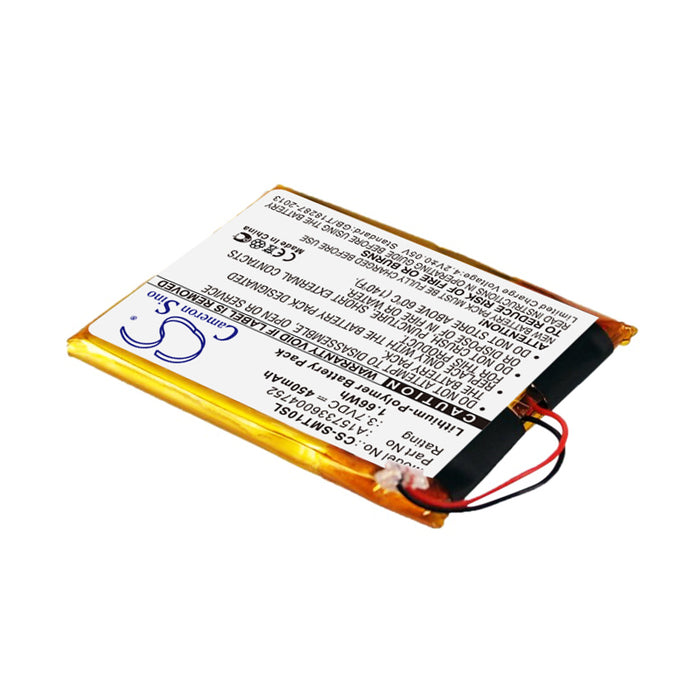 Samsung YP-T10J YP-T10JAB YP-T10JAGY YP-T10JARY YP-T10JAU YP-T10JR YP-T10QB XSH Media Player Replacement Battery-2