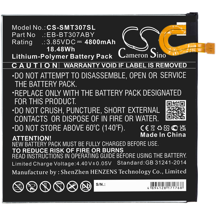 Samsung Galaxy Tab A 8.4 2020 SM-T307U Tablet Replacement Battery-3