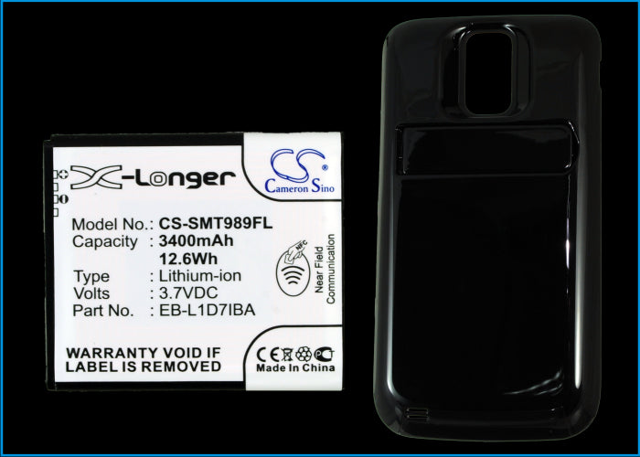 T-Mobile Galaxy S II Galaxy S2 3400mAh Mobile Phone Replacement Battery-5