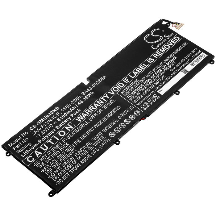 Samsung Ultrabook 940X3G Replacement Battery-main