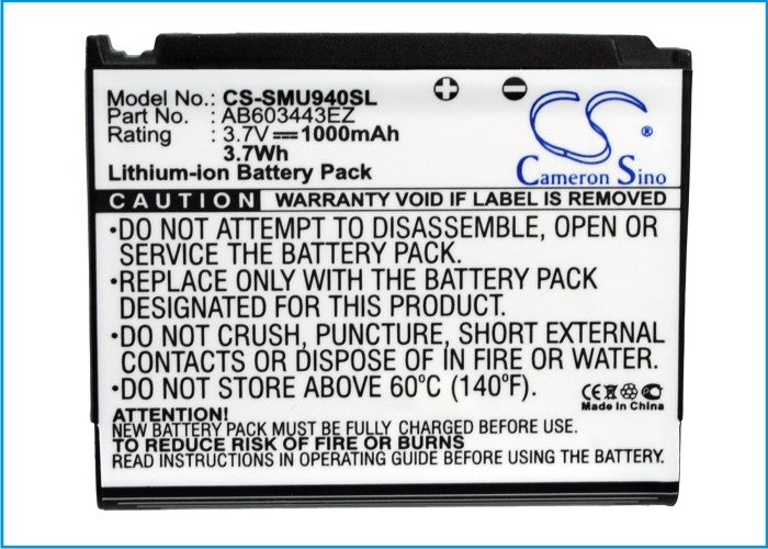 Samsung SCH-U940 SCH-U940v Mobile Phone Replacement Battery-5