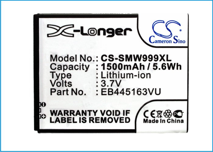 Samsung GT-S7530 GT-S7530E GT-S7530L Omnia M SCH-W999 SGH-W999 1500mAh Mobile Phone Replacement Battery-5