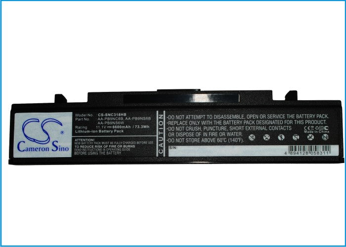 Samsung NP-540-JS03AU NP-NP-R540 NP-P210 NP-P210-BA01 NP-P210-BA02 NP-P210-BS01 NP-P210-BS02 NP- 6600mAh Black Laptop and Notebook Replacement Battery-4