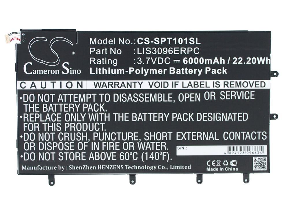 Sony SGP321 SO-03E Xperia Tablet Z Xperia Tablet Z Replacement Battery-main