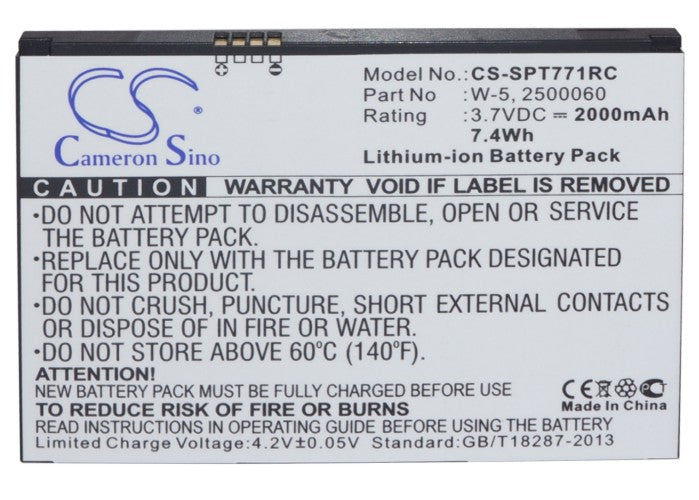 Sprint AirCard 770S AirCard 771S 2000mAh Hotspot Replacement Battery-5