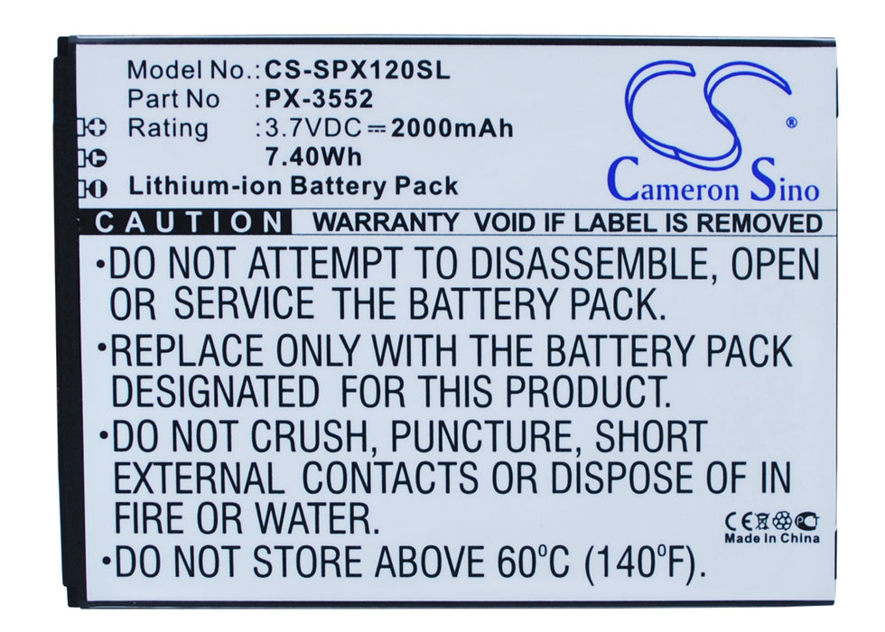 Simvalley SPX-12 Mobile Phone Replacement Battery-5