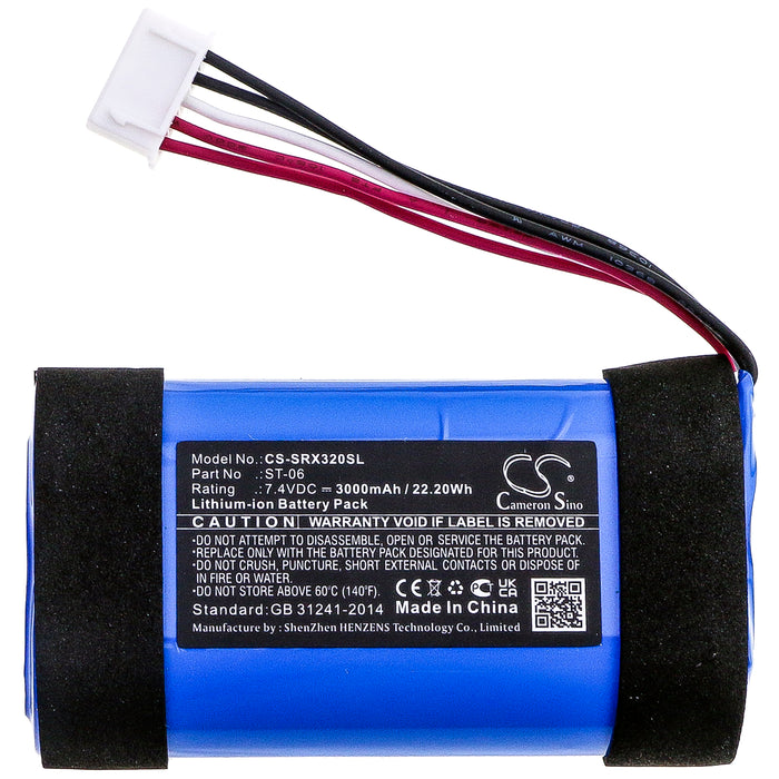 Sony SRS-XB31 Speaker Replacement Battery-3