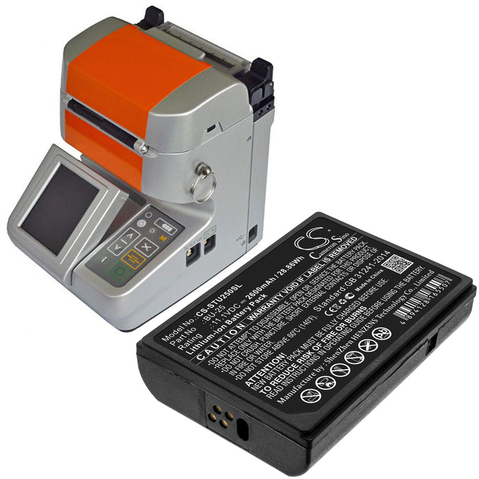 Sumitomo Fusion Splicers BU25 Type-25 Type-25e 2600mAh Survey Multimeter and Equipment Replacement Battery-4