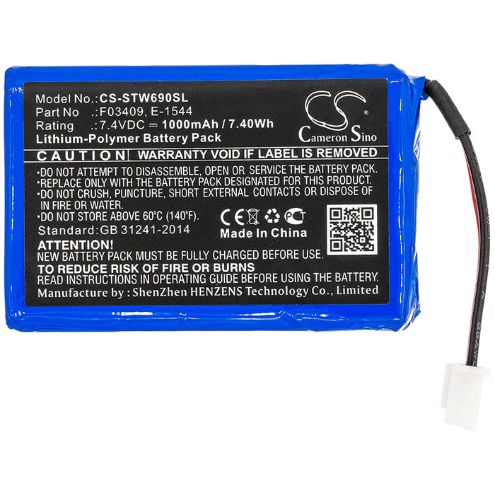 Satlink WS-6906 WS-6908 WS-6909 WS-6912 WS-6912 Di Replacement Battery-3