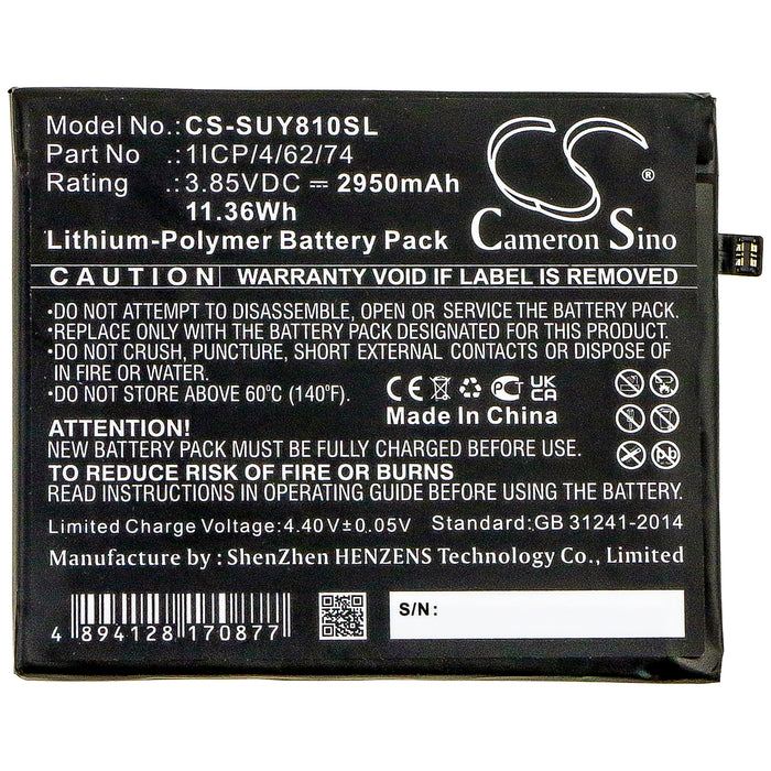 Sugar Y8 Max Mobile Phone Replacement Battery-3