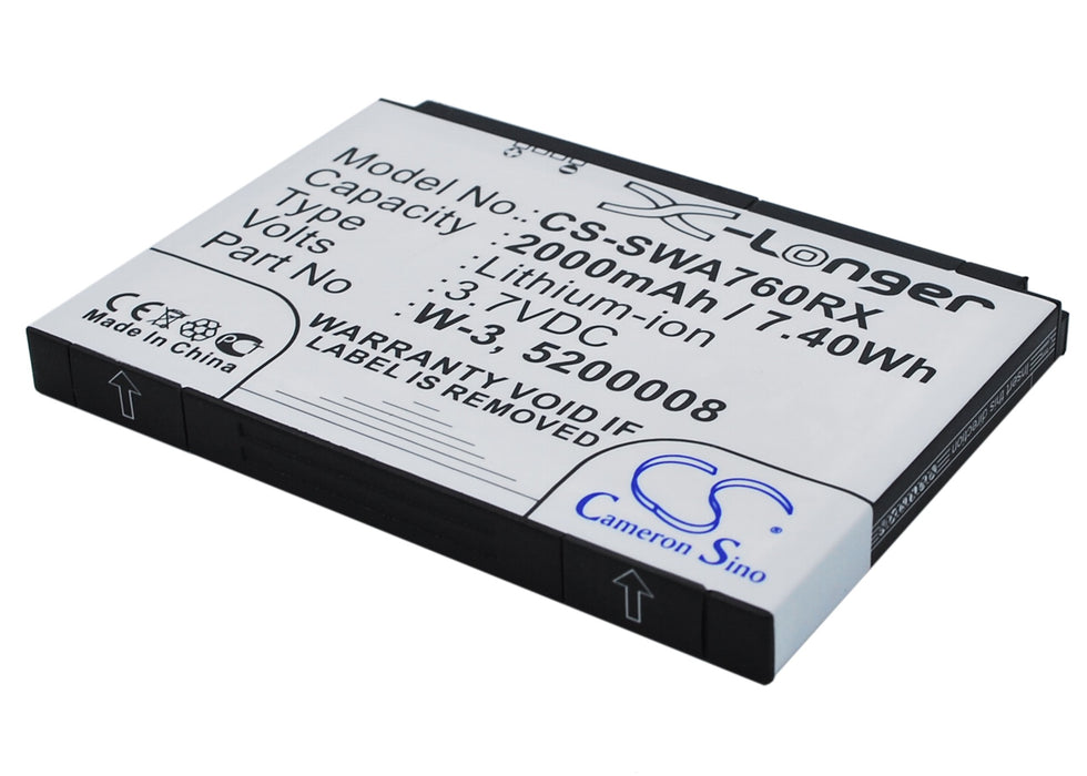Sierra Wireless Aircard 760 Aircard 760s Aircard 7 Replacement Battery-main