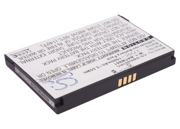 Virgin Mobile Overdrive Pro 3G Overdrive P 1500mAh Replacement Battery-main