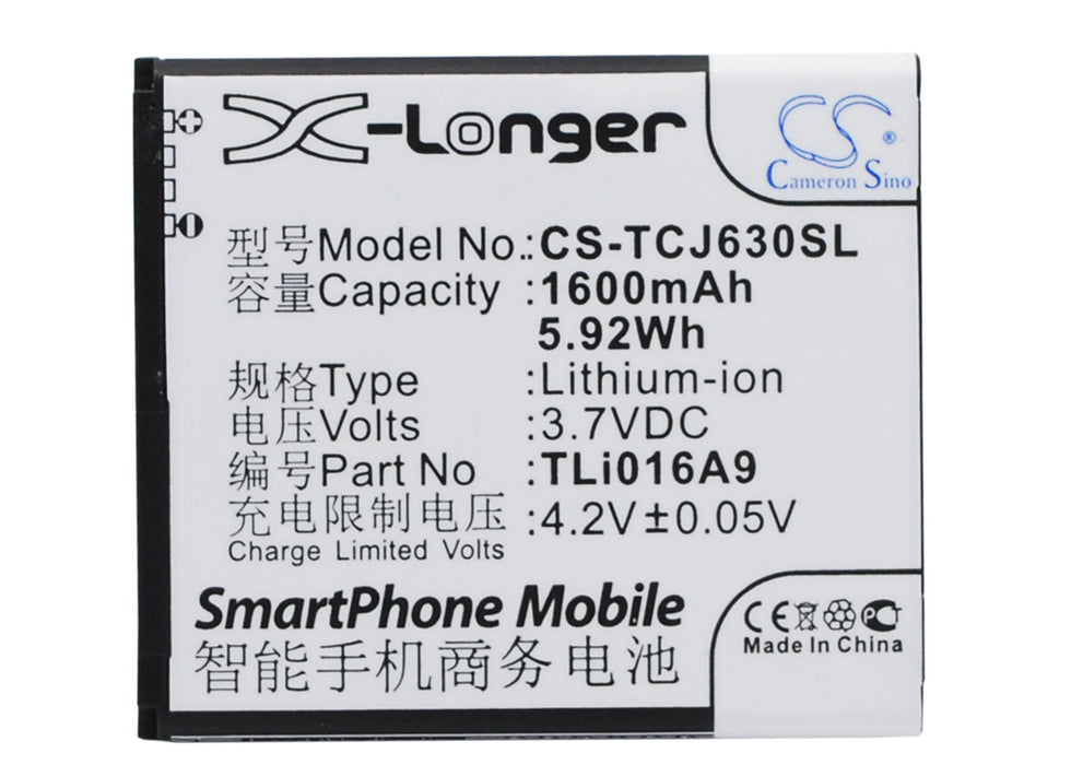 TCL J600T J630T Replacement Battery-main