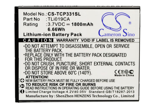 TCL P331M Replacement Battery-main