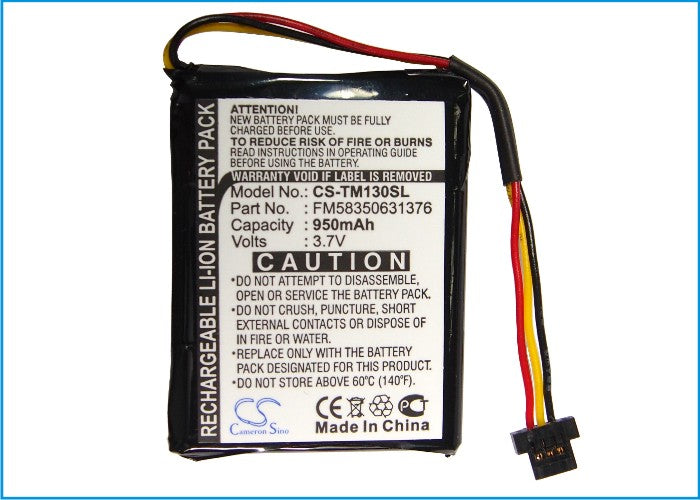 Tomtom One 125 One 130 One 130S GPS Replacement Battery-5