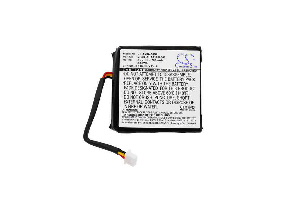 Tomtom Go 400 4.3in Go 400 Touch Via 110 Europe GPS Replacement Battery-4