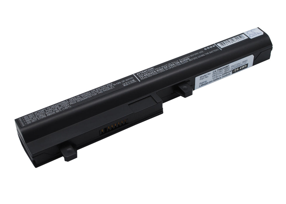 Toshiba Dynabook UX 23JBR Dynabook UX 23JWH Dynabook UX 24JBR Dynabook UX 24JWH Mini NB200 Mini NB200- 2200mAh Laptop and Notebook Replacement Battery-2
